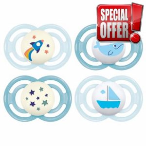 MAM Perfect Day & Night Dummy 16+ M (Pack of 4)