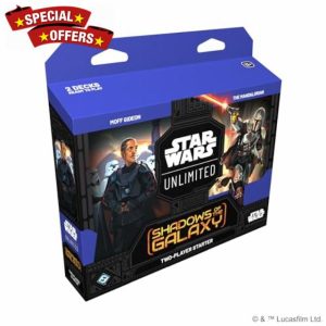 Fantasy Flight Games Star Wars: Unlimited TCG Shadows of the Galaxy Starter Set - Master the Galaxy Fast-Paced Trading Card Game for Kids and Adults