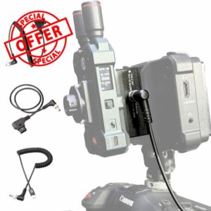 NPF3-SE Double Side NPF Battery Dummy with Input Type-C&D-Tap to Cable Lock 5525 Compatible with NP-F550/570/750/770/970 Power LED Light Atomos/Shinobi/SMALLHD Monitor for Battery V Mou