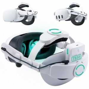 Noiposi Head Strap with 7500mAh Battery for Meta Quest 3 & Quest 2
