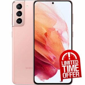 Samsung Galaxy S21 5G Smartphone SIM Free Android Mobile Phone Phantom Pink 128GB (Renewed)