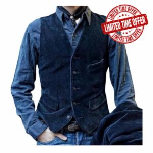 WUQILONGBANG Men's Vintage Corduroy Sleeveless Vest