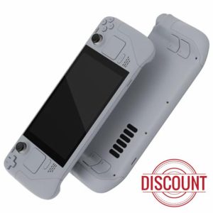 eXtremeRate New Hope Gray Custom Faceplate Back Plate Shell for Steam Deck LCD