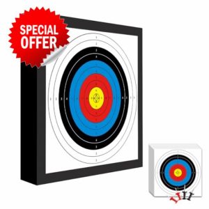 Fiita 10Pcs Archery Target Bow Practice EVA Foam Targets for Backyard Durable Bow and Arrow Target for Youth Adult Beginner Outdoor Shooting Targeting