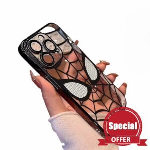 YAAYAGO Spider Man Phone Case For iphone 15 case Dazzling Cool Spider Man For iPhone15 14 13 12 11 PRO MAX Anti Drop Phone Case-For iPhone 14PRO MAX-Black