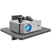 BiJun TV Shelf for Wall, Floating TV Wall Mounted Under TV Shelf Entertainment Center Media Conso...