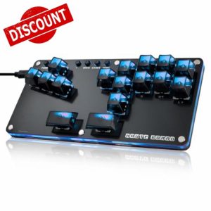 Sehawei Haute 42 16Key All-Button Arcade Controller Gamerfinger with Turbo Functions