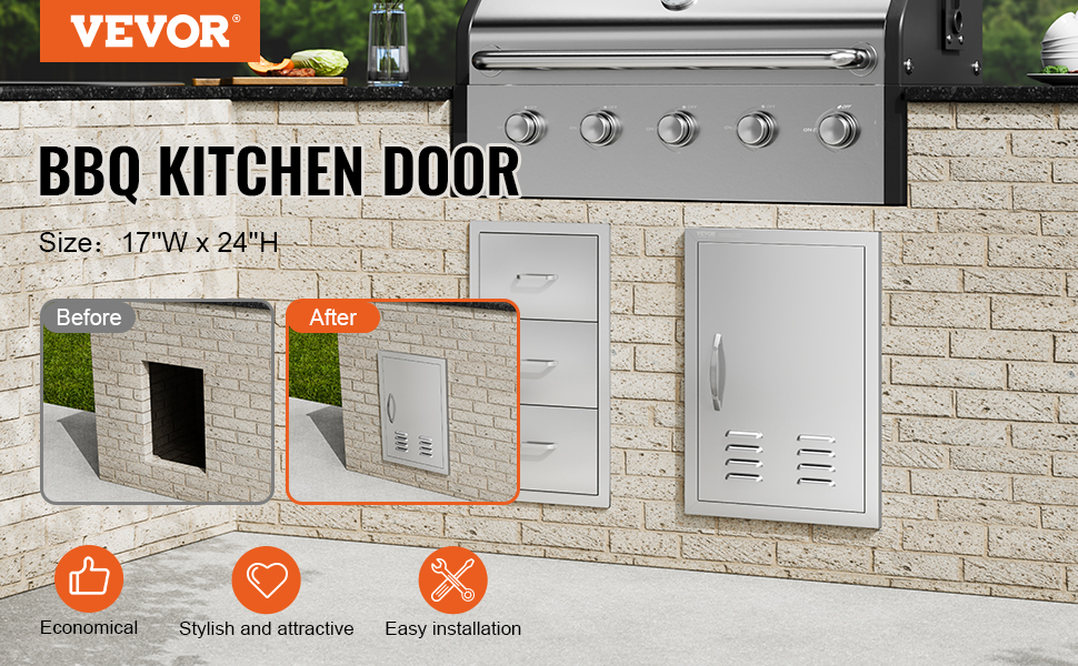 bbq access door