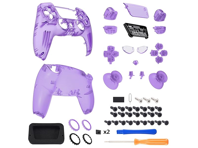 Luna Redesigned Shell Compatible with ps5 Controller BDM-030/040
