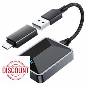 HOTPEAK Wireless A-pple Carplay Android Auto Adapter