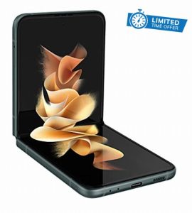 Samsung Galaxy Z Flip3 5G 256GB Green Unlocked (Renewed)