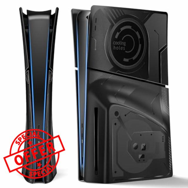 HSTOP Cover Plates Compatible with PS5 Slim Console