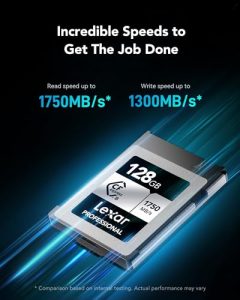 Type B CFe Card up to 1750MB/s Read