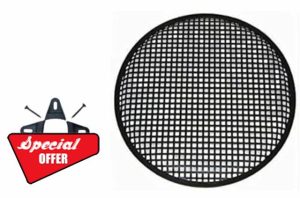 Unifizz Car Universal Metal Car Audio Speaker SubWoofer Grill Protector Cover - 15 Inch