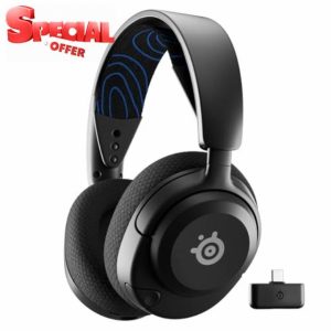 SteelSeries Arctis Nova 5P Wireless PS5 Gaming Headset - Neodymium Magnetic Drivers - 100+ Audio Presets via App - 60H Battery - 2.4GHz or BT - ClearCast Gen2.X Mic - Supports PS4