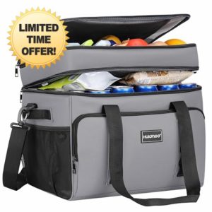 Hulongo Cool Bag Insulated Cooler Bag Waterproof Picnic Double Thermal Bag For Camping