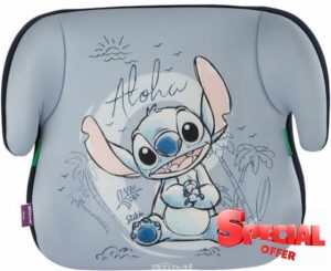 Disney Stitch Baby Safety Baby Booster Seat Height 125 to 150 cm with Blue Background Graphics