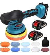 Yofuly Cordless Car Buffer Polisher, 6 Inch Brushless Portable Polisher Machine Electric Polishin...