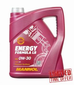 Mannol 5 Litre Energy Formula LR 0W-30 Engine Oil 7922 ACEA C2 Fully Synthetic Ester Technology