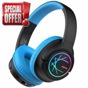 iClever Kids Wireless Headphones with LED Lights