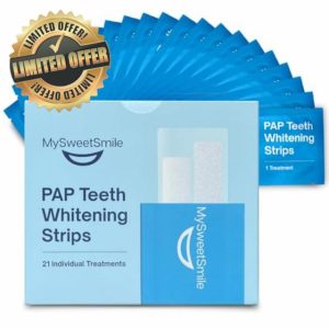 MySweetSmile Pap Teeth Whitening Strips - Enamel-Safe