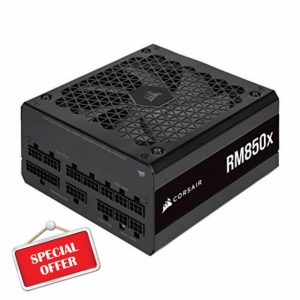 Corsair RM850x 80 PLUS Gold Fully Modular ATX 850 Watt Power Supply (135 mm Magnetic Levitation Fan