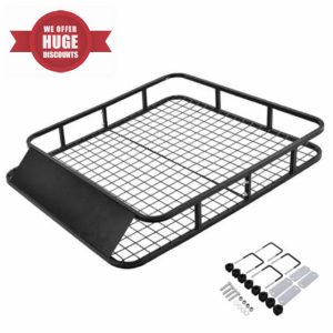 HOMFME 123 x 102 x 14cm Roof Rack Basket