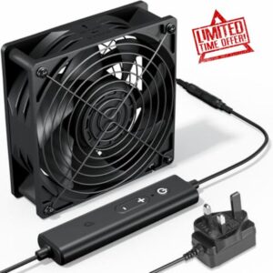 upHere gaming 120mm Powerful Fan