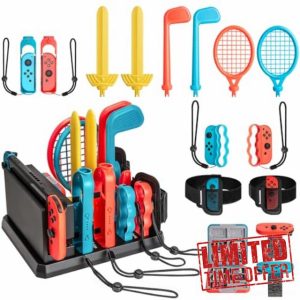 Tendak 16 in 1 Switch Sport Accessory Set for Nintendo Switch / Switch OLED