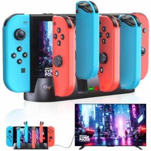 Fenolical Switch TV Docking Station Stand for PS4 Compatible with Nintendo Switch/Switch OLED