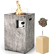 COSTWAY 77cm Large Fire Pit Bowl, 2 in 1 Wood Burning Firepit Brazier with Cooking Grill, Spark G...