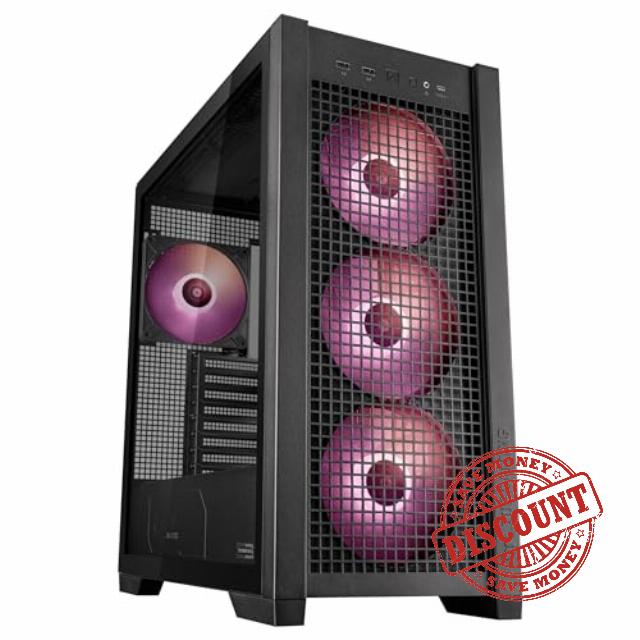 ASUS TUF Gaming GT302 ARGB ATX Mid-Tower PC Case – Four 140 x 28 mm ARGB Fans for High Airflow