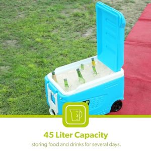 Trolley and Wheels Leakproof Design Travel Insulated Hot Box/Cold Freezer Box