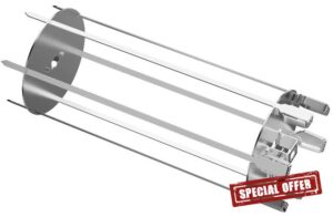 64008 Universal Grill Rotisserie Skewer Kabob Rods Set BBQ Grill Accessory for Most Spit rods of Grills Rotisserie Napoleon