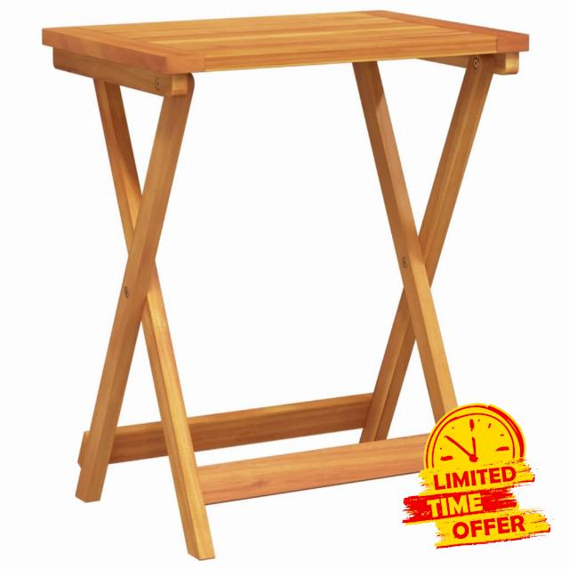 idaXL Outdoor Folding Dining Table for Patio