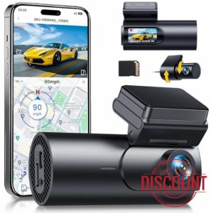 GKU 4K Dash Cam Front and Rear