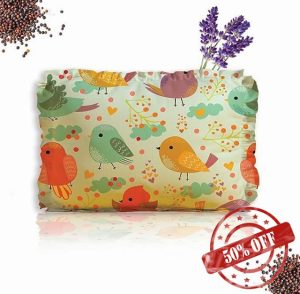 Rai Mustard Seeds Pillow with Lavender