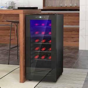 35cm Wide Undercounter Wine Cooler Fridge with Temperature Control
