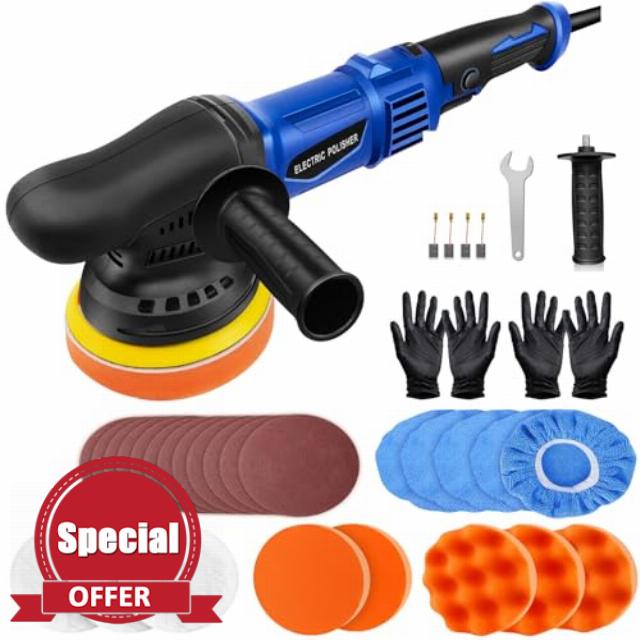 Car Polisher - 120MM 920W Dual Action Polisher Kit