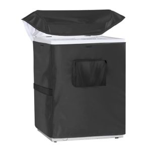 Deep Freezer Cover Chest Freezer Cover | Waterproof UV Protection Top with Zipper | 71x56x86cm | Ideal for Outdoor and Indoor Beverage Refrigerators