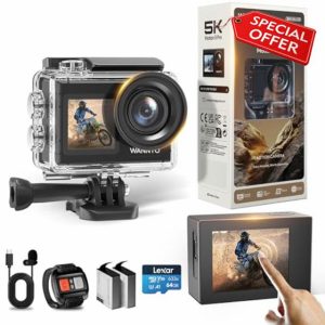 WANNTO Action Camera 5K 24MP Motion 5 Pro