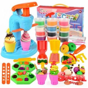 32 Pcs Ice Cream Playdough Set for Kids
