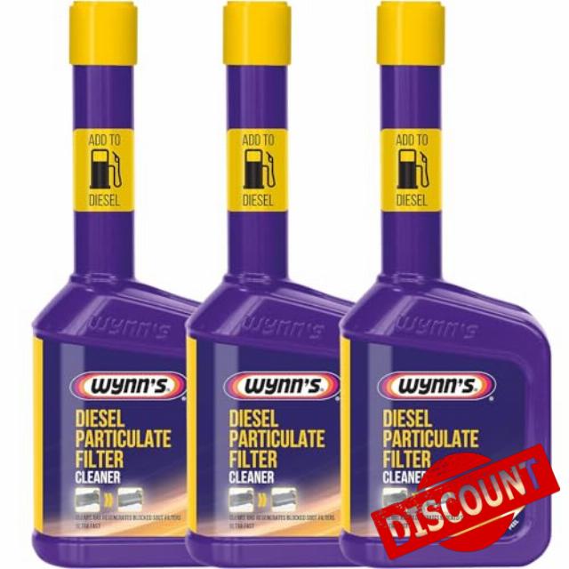 Wynn's Diesel Particulate Filter Cleaner Fuel Additive DPF Regenerator Treatment For Passenger Car (Pack-of-3)