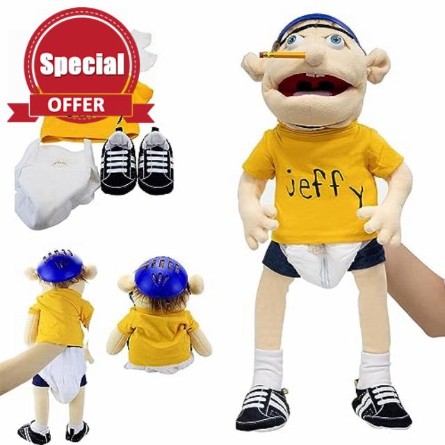 Jeffy Puppet Plush Toy Doll