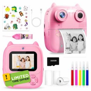 Terawetre Kids Camera Instant Print