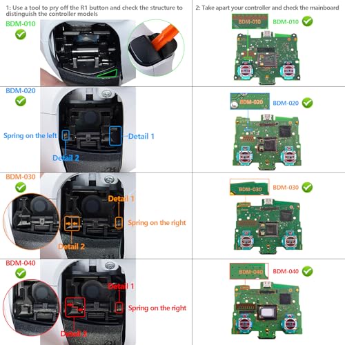 Glow in Dark Mecha - Orange Replacement Housing Touch Pad Cover Compatible with ps5 Controlle