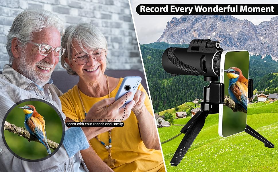 Monocular Telescope for Adults 40X60