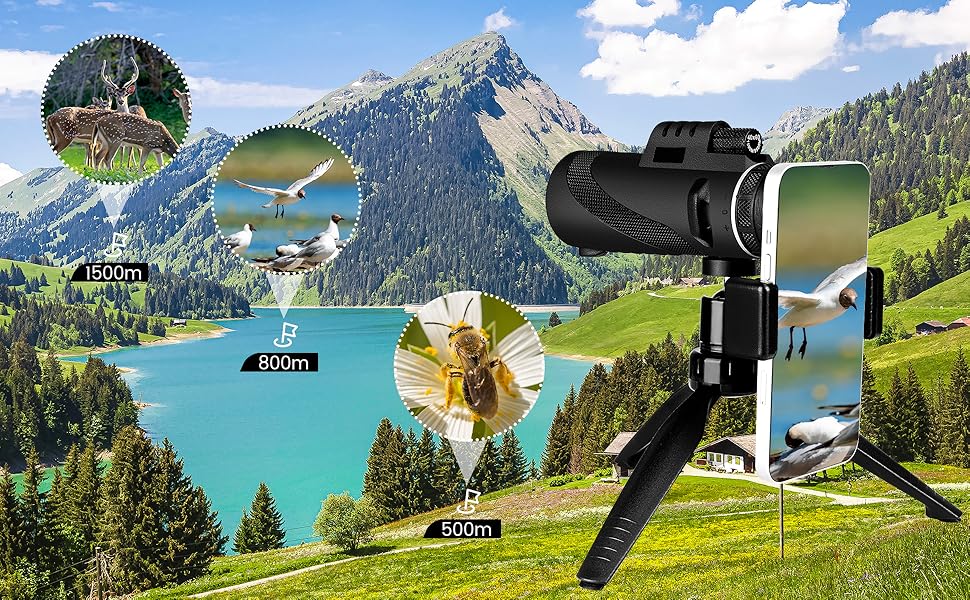 Monocular Telescope for Adults 40X60
