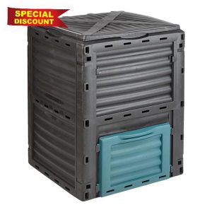 Easylife Garden Compost Bin with Hinged Trap Door