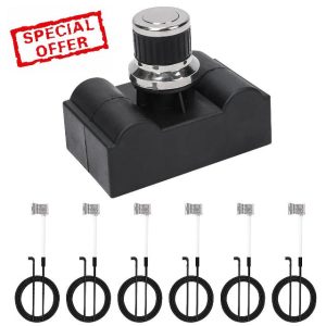 Grill Igniter Kit for Nexgrill 720-0896X,7 Outlet Tact Push Button Spark Igniter with Wire Ignition Replacement Kits